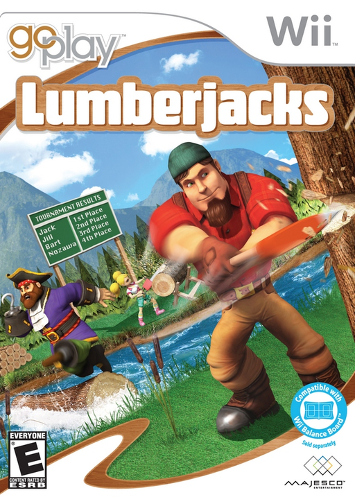 Go Play Lumberjacks box art for Wii